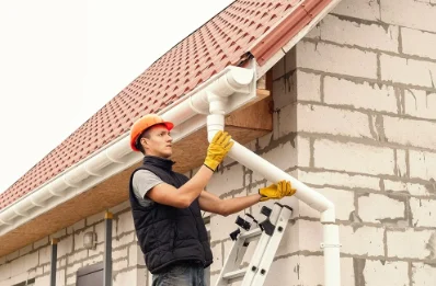 Pose et remplacement de gouttières à Pihem